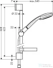 Hansgrohe Croma 100 Vario/Unica'C zuhanyszett 0,65m 27772000