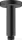 Hansgrohe Vernis Blend mennyezeti csatlakozó 10 cm, matt fekete 27804670