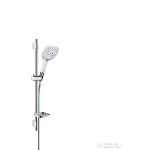 Hansgrohe HG Raindance Select E 150 3jet/Unica 'S Puro zuhanyszett 0,65 m, króm/fehér 27856400