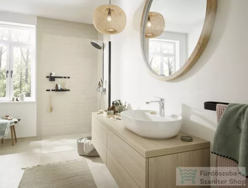 Hansgrohe WALLSTORIS 50 cm-es fali tartósín, matt fekete 27902670