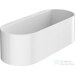   Hansgrohe WALLSTORIS mély tárolókosár, matt fehér 27912700