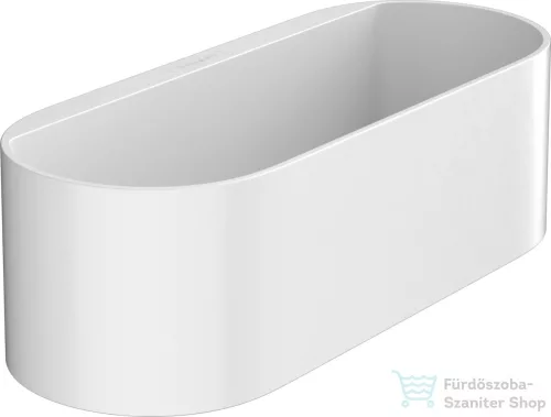 Hansgrohe WALLSTORIS mély tárolókosár, matt fehér 27912700