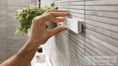 Hansgrohe Wallstoris törölközőtartó akasztó, matt fehér 27914700