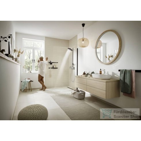 Hansgrohe WALLSTORIS törölközőtartó sín, matt fekete 27926670