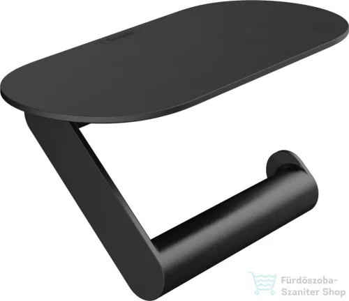Hansgrohe WALLSTORIS polcos wc papír tartó, matt fekete 27928670