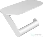 Hansgrohe WALLSTORIS polcos wc papír tartó, matt fehér 27928700