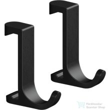   Hansgrohe WALLSTORIS 2 db-os törölközőtartó akasztó, matt fekete 27929670