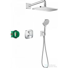   Hansgrohe CROMA 280 Ecostat E falsík alatti 1 jet termosztátos zuhanyrendszer, króm 27953000