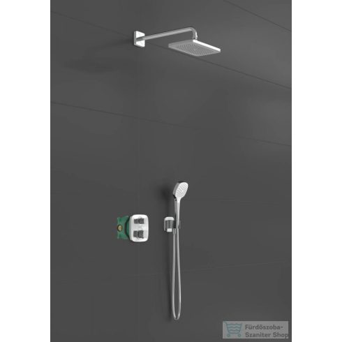 Hansgrohe CROMA 280 Ecostat E falsík alatti 1 jet termosztátos zuhanyrendszer, króm 27953000