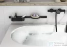 Hansgrohe WALLSTORIS kiegészítő szett kádhoz, matt fekete 27966670