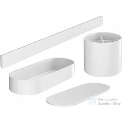   Hansgrohe WALLSTORIS fürdőszoba szett, matt fehér 27968700