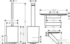 Hansgrohe WALLSTORIS Wc szett, matt fekete 27969670