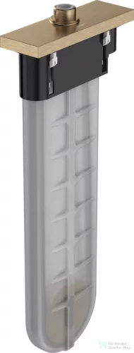 Hansgrohe sBox peremre és épített peremre szerelhető kádcsaptelep alaptest, szálcsiszolt bronz 28010140