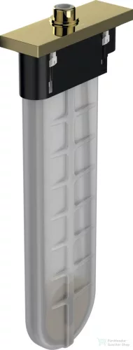 Hansgrohe sBox peremre és épített peremre szerelhető kádcsaptelep alaptest, polírozott arany hatású 28010990