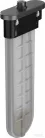 Hansgrohe S-BOX ovális kád színkészlet, szálcsiszolt fekete/króm 28020340