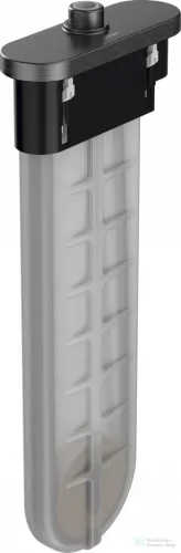 Hansgrohe S-BOX ovális kád színkészlet, szálcsiszolt fekete/króm 28020340
