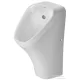 Duravit Durastyle hátsó vízbekötésű piszoár, öblítőperem nélkül, légymatricával HygieneGlaze felülettel 2806302007 ( 280630 )