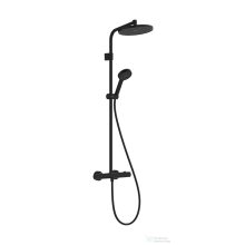  Hansgrohe ACTIVERA S Showerpipe 240 1 jet VARIA Ecosmart termosztátos zuhanyrendszer, matt fekete 28078670