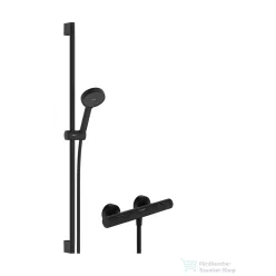   Hansgrohe ACTIVERA Select S Ecosmart termosztátos zuhany csaptelep rudas zuhanyszettel, matt fekete 28086670