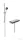 Hansgrohe ACTIVERA Select S Ecosmart termosztátos zuhany csaptelep rudas zuhanyszettel, króm 28087000