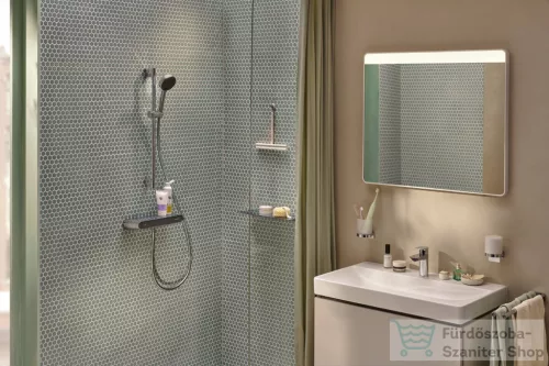 Hansgrohe ACTIVERA Select S Ecosmart termosztátos zuhany csaptelep rudas zuhanyszettel, króm 28087000