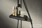 Hansgrohe ACTIVERA Select S Ecosmart termosztátos zuhany csaptelep rudas zuhanyszettel, matt fekete 28087670