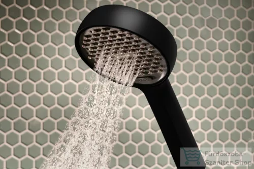 Hansgrohe ACTIVERA Select S Ecosmart termosztátos zuhany csaptelep rudas zuhanyszettel, matt fekete 28087670