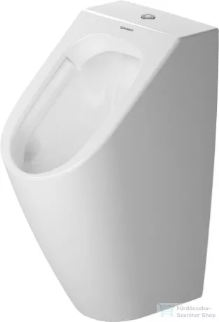 Duravit ME by Starck öblítőperem nélküli felső bekötésű Rimless piszoár, 0,5 l, HygieneGlaze felület légymatricával 2815302007 ( 281530 )