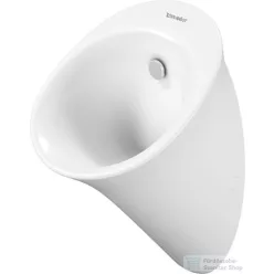   Duravit WHITE TULIP leszívó rendszerű perem nélküli vizelde légymatricával,Wondergliss bevonattal,28173000071