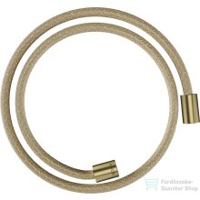   Hansgrohe AXOR SHOWERSOLUTIONS 125 cm-es textilszálas zuhanycső,szálcsiszolt sárgaréz hatású 28228950