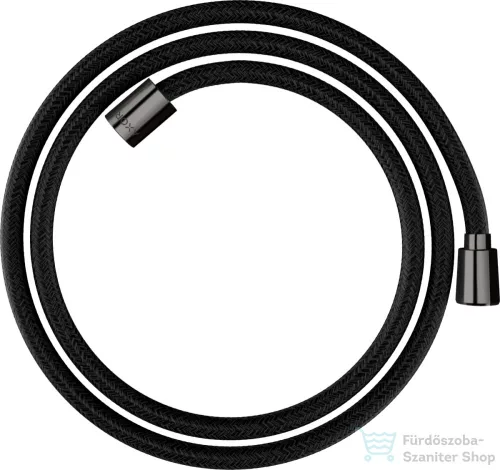 Hansgrohe AXOR SHOWERSOLUTIONS 160 cm-es textilszálas zuhanycső,polírozott fekete króm 28259330