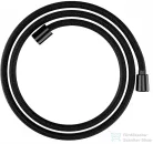 Hansgrohe Designflex 160 cm-es textil gégecső,szálcsiszolt fekete króm 28260340