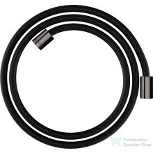   Hansgrohe AXOR SHOWERSOLUTIONS 160 cm-es textilszálas zuhanycső,polírozott fekete króm 28261330