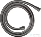 Hansgrohe ISIFLEX 125cm-es gégecső, szálcsiszolt fekete/króm 28272340