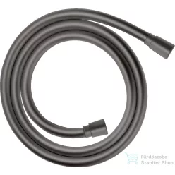   Hansgrohe ISIFLEX 125cm-es gégecső, szálcsiszolt fekete/króm 28272340