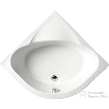   Sapho SELMA negyedköríves zuhanytálca 90x90x30cm, R55, mély, fehér 28611