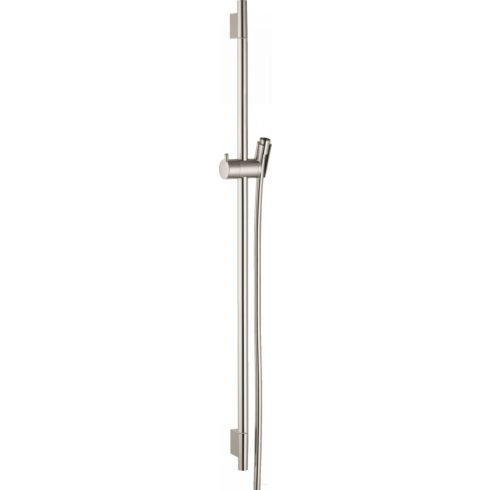 Hansgrohe Unica S Puro 90 cm-es zuhanyrúd zuhanycsővel, szálcsiszolt nikkel 28631820