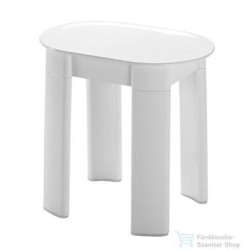 AQUALINE TETRA fürdőszobai szék, 42x41x27cm, fehér (2872)