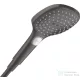 Hansgrohe RAINDANCE Select E 120 Ecosmart+ 3 Jet kézizuhany, szálcsiszolt fekete króm 28729340