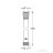Grohe VITALIOFLEX TREND 150 cm-es gégecső,króm 28741002