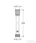 Grohe VITALIOFLEX TREND 150 cm-es gégecső,matt fekete 287412432