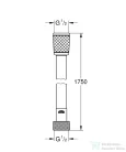 Grohe VITALIOFLEX TREND 175 cm-es gégecső,matt fekete 287422432