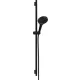 Hansgrohe Rainfinity 130 S Puro 3 jet 90 cm-es rudas zuhanygarnitúra Designflex textil gégecsővel,matt fekete 28743670