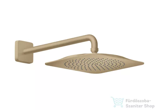 Hansgrohe AXOR CITTERIO C 27x27 cm-es fejzuhany zuhanykarral,szálcsiszolt bronz 28790140