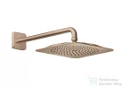 Hansgrohe AXOR CITTERIO C 27x27 cm-es fejzuhany zuhanykarral,polírozott vörös arany hatású 28790300