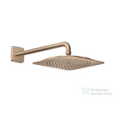   Hansgrohe AXOR CITTERIO C 27x27 cm-es fejzuhany zuhanykarral,polírozott vörös arany hatású 28790300