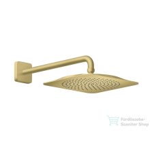   Hansgrohe AXOR CITTERIO C 27x27 cm-es fejzuhany zuhanykarral,szálcsiszolt sárgaréz hatású 28790950