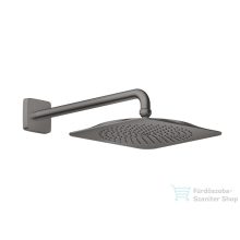   Hansgrohe AXOR CITTERIO C Ecosmart 27x27 cm-es fejzuhany zuhanykarral,polírozott fekete króm 28791330