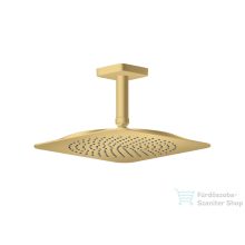   Hansgrohe AXOR CITTERIO C 27x27 cm-es mennyezeti fejzuhany zuhanykarral,szálcsiszolt arany hatású 28792250