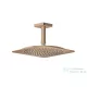Hansgrohe AXOR CITTERIO C 27x27 cm-es mennyezeti fejzuhany zuhanykarral,polírozott vörös arany hatású 28792300
